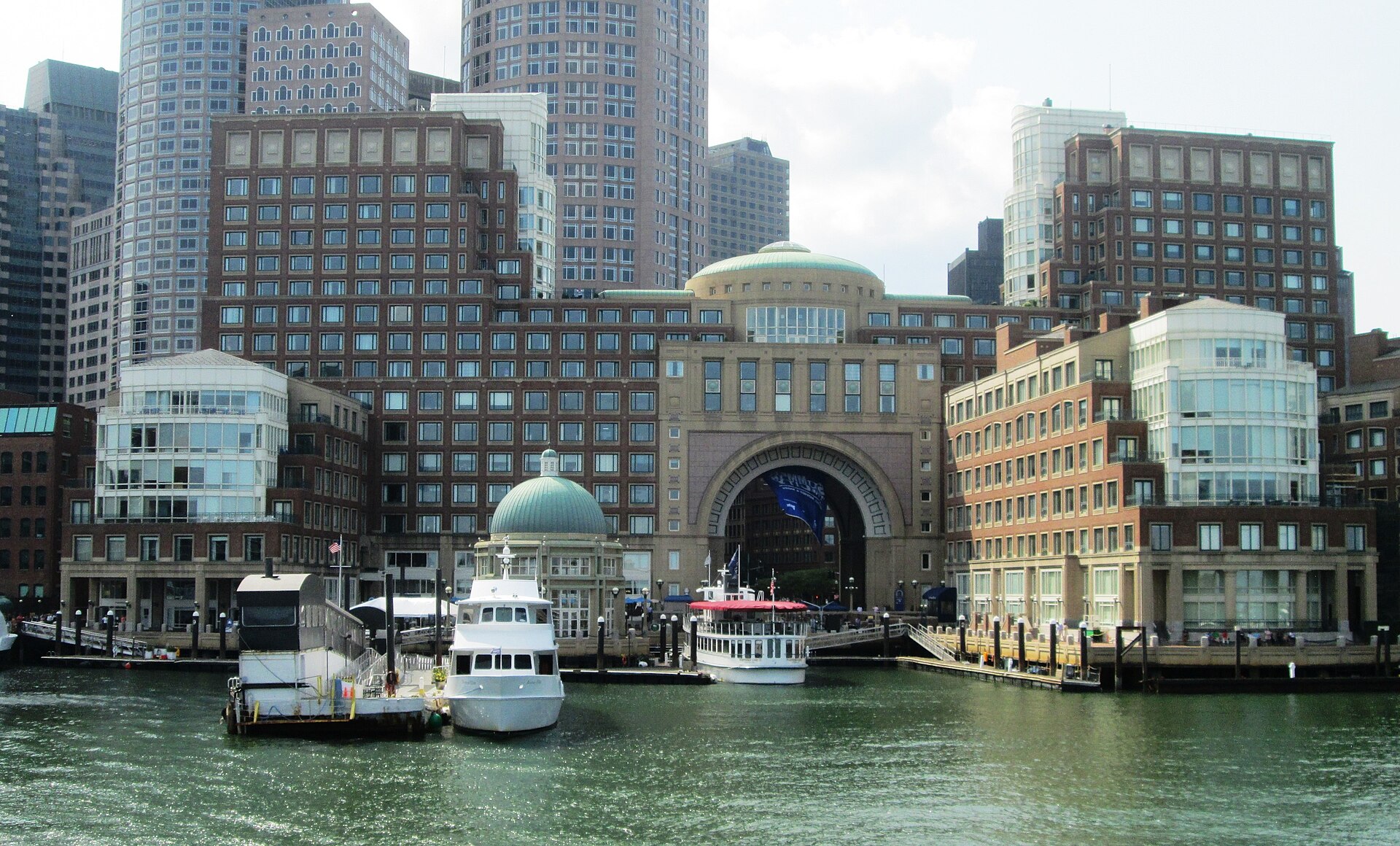 Rowes Wharf on the Boston Waterfront