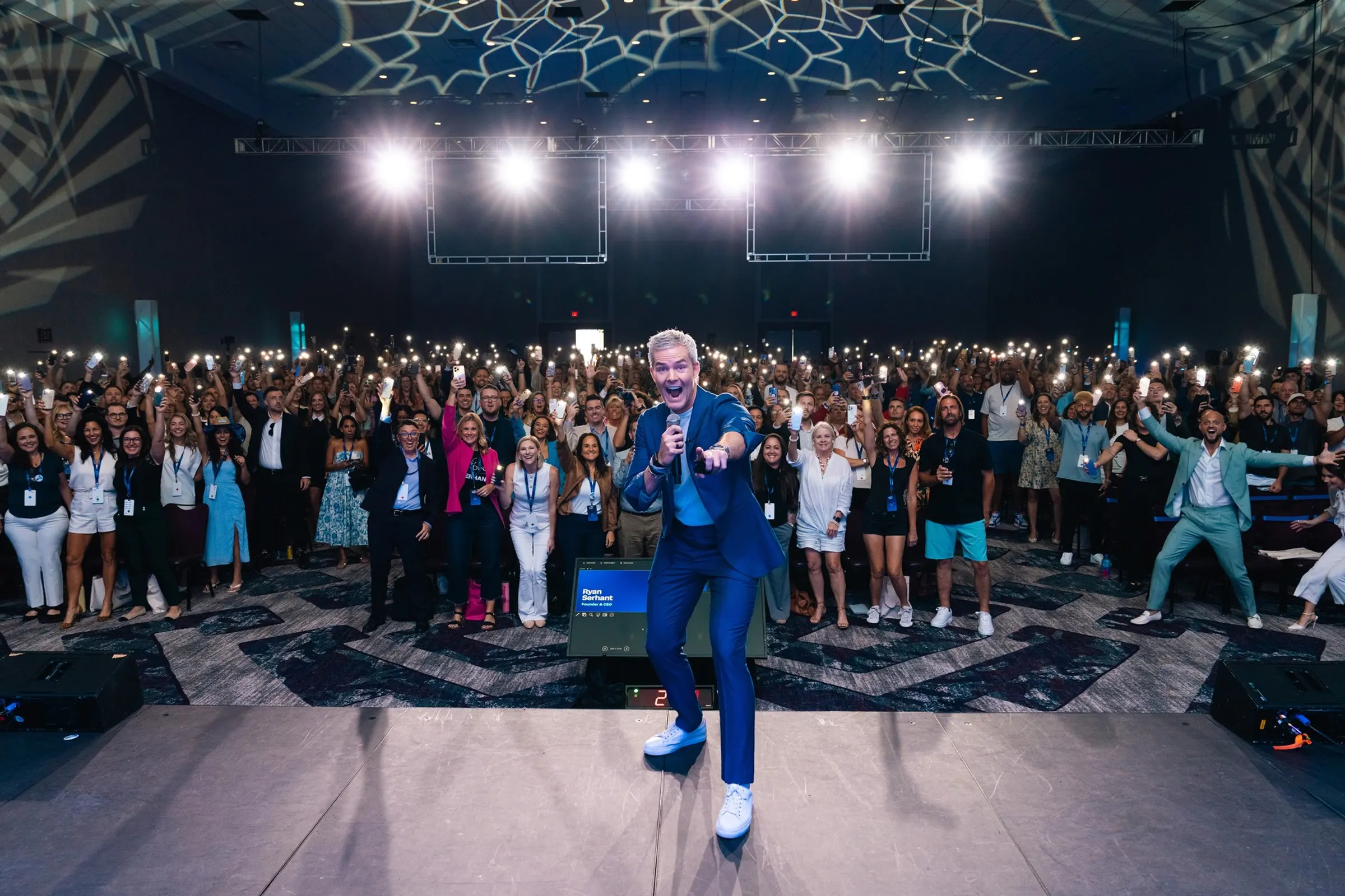 Ryan Serhant speaking to an audience